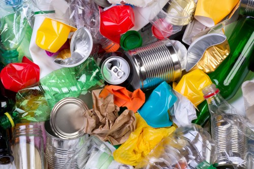 Recycling facilities processing construction waste