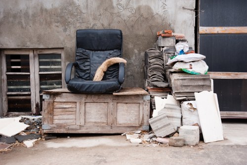 Efficient waste removal equipment in action