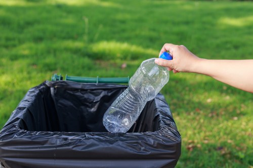 Various types of builders waste materials